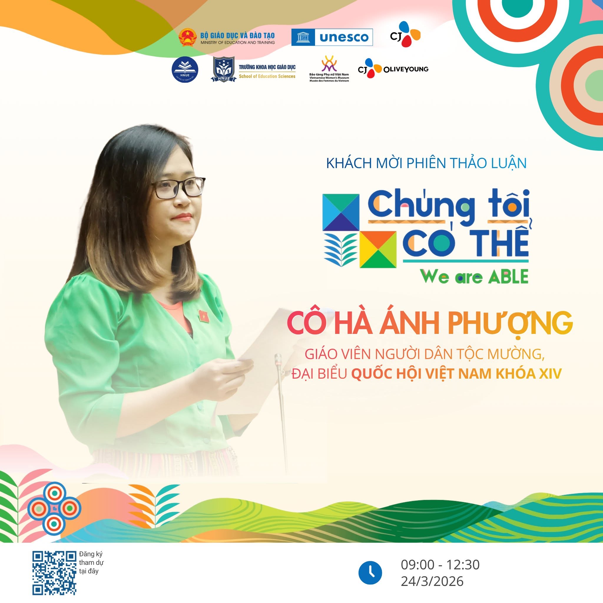 Cô Hà Ánh Phượng – Giáo viên người dân tộc Mường, đại diện Việt Nam trong Top 10 Giải thưởng Giáo viên Toàn cầu do UNESCO và Varkey Foundation tổ chức.