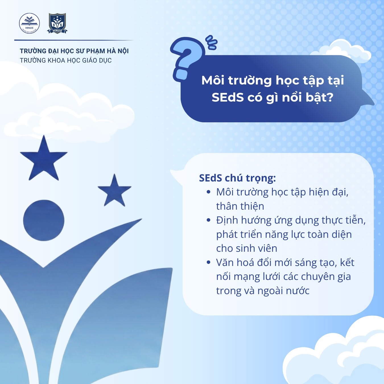 GIẢI ĐÁP VỀ TUYỂN SINH 2026 TRƯỜNG KHOA HỌC GIÁO DỤC