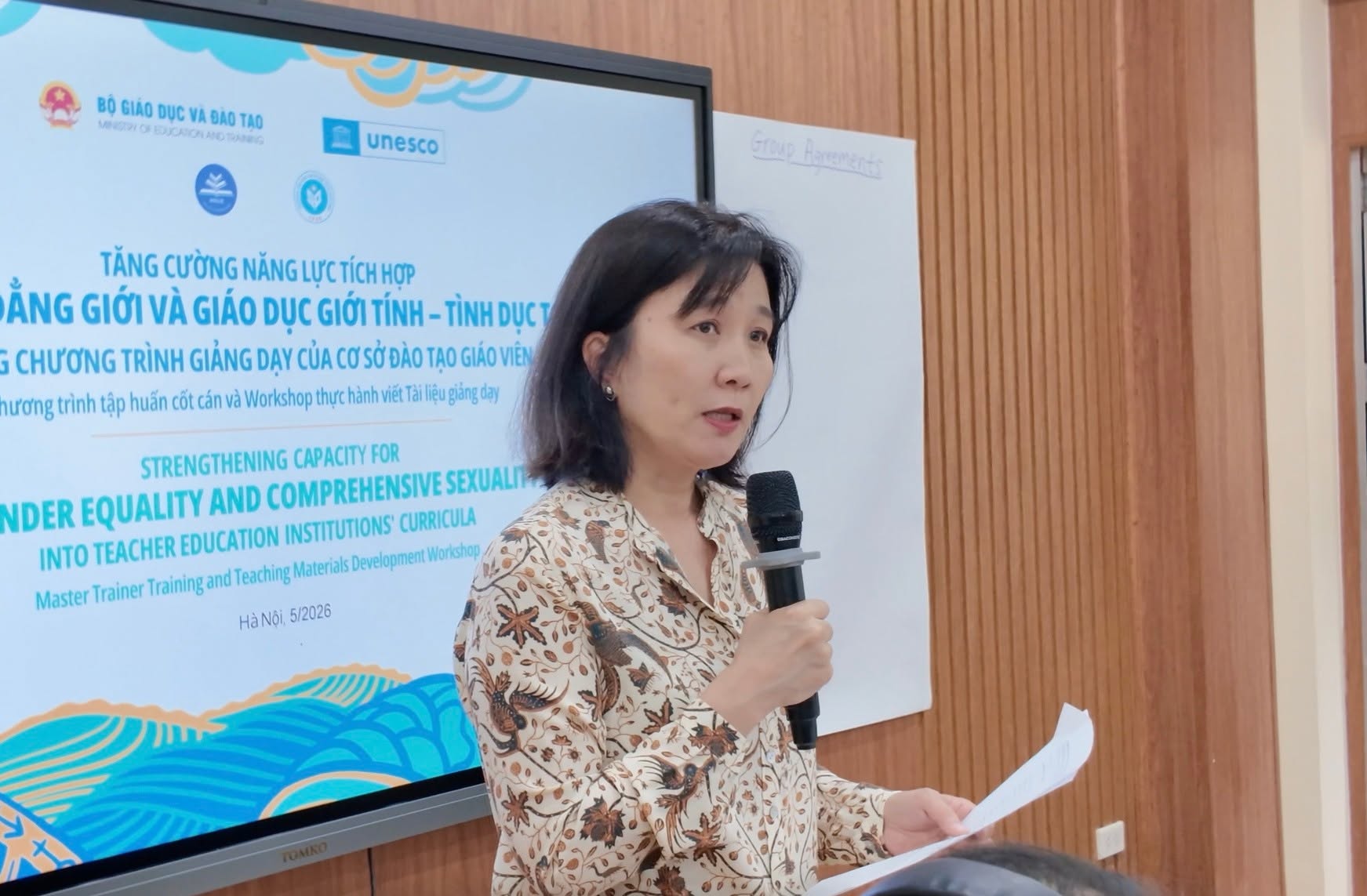 CHUỖI TẬP HUẤN BÌNH ĐẲNG GIỚI VÀ GIÁO DỤC GIỚI TÍNH - TÌNH DỤC TOÀN DIỆN