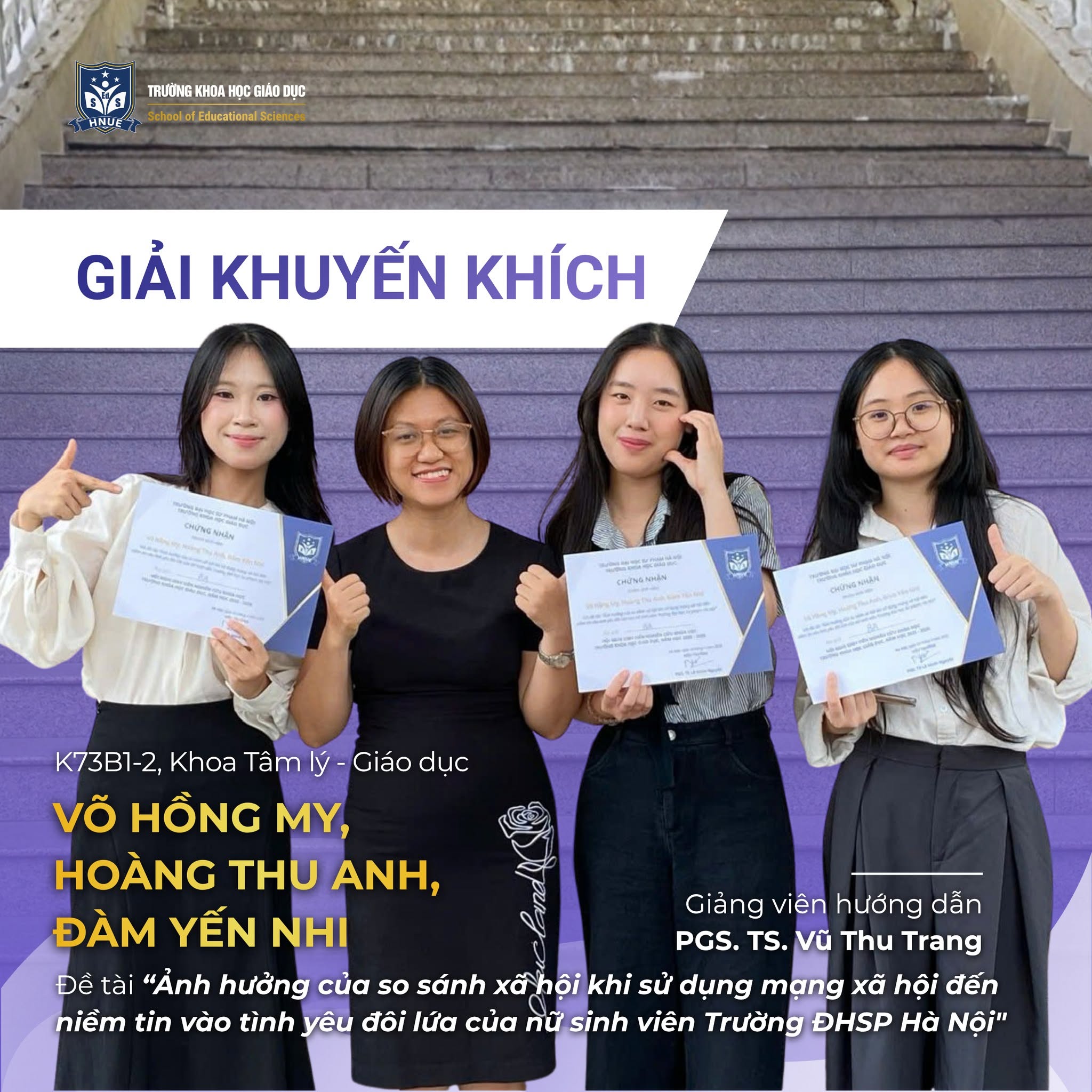 DẤU ẤN SINH VIÊN SEdS TẠI HỘI NGHỊ SINH VIÊN NGHIÊN CỨU KHOA HỌC TRƯỜNG ĐHSP HÀ NỘI