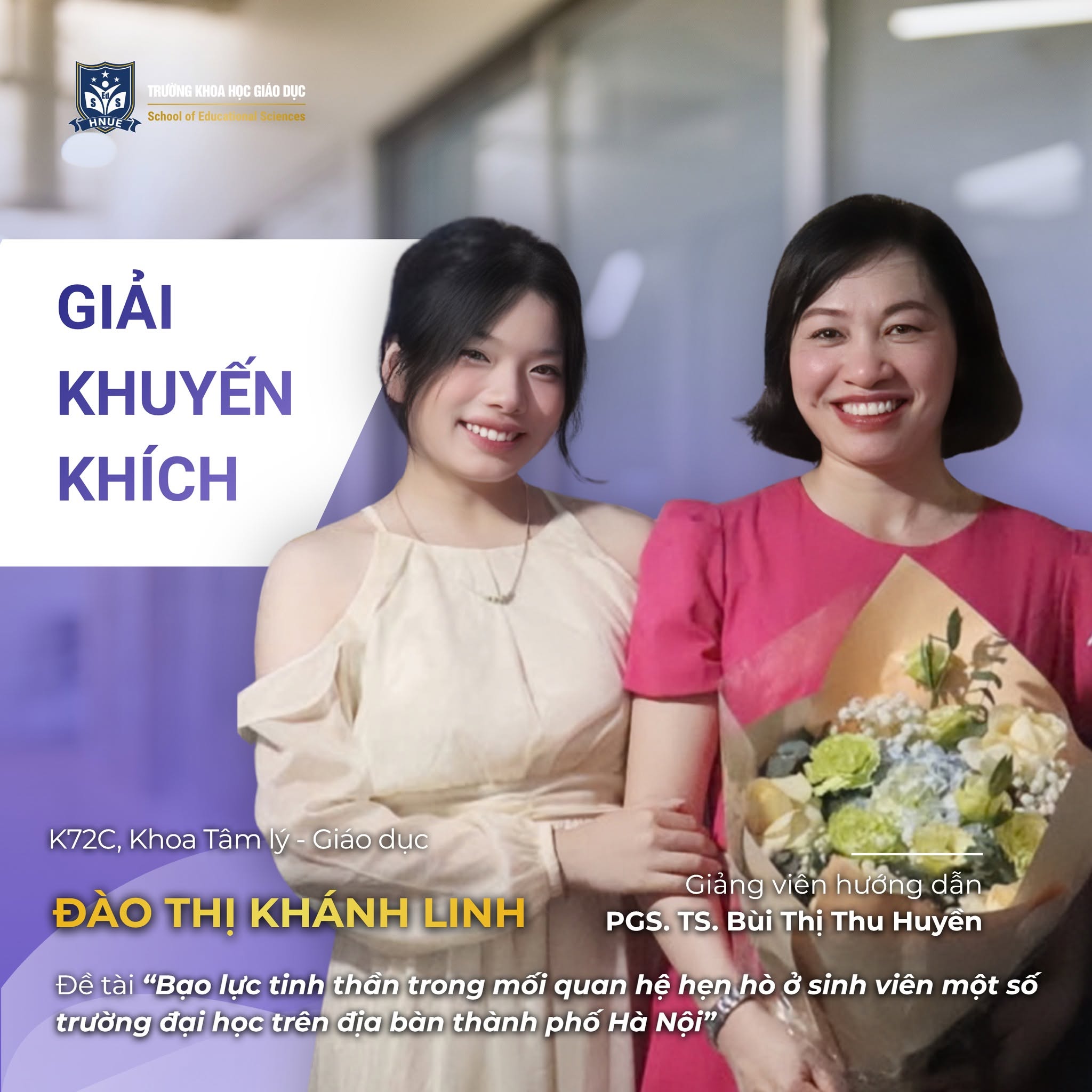 DẤU ẤN SINH VIÊN SEdS TẠI HỘI NGHỊ SINH VIÊN NGHIÊN CỨU KHOA HỌC TRƯỜNG ĐHSP HÀ NỘI