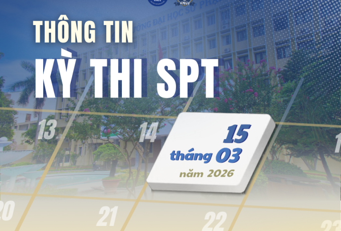 THÔNG TIN VỀ KỲ THI ĐÁNH GIÁ NĂNG LỰC SPT 2026