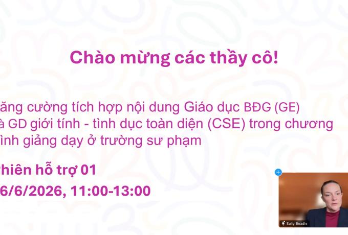 LÀM VIỆC NHÓM VỚI CHUYÊN GIA UNESCO